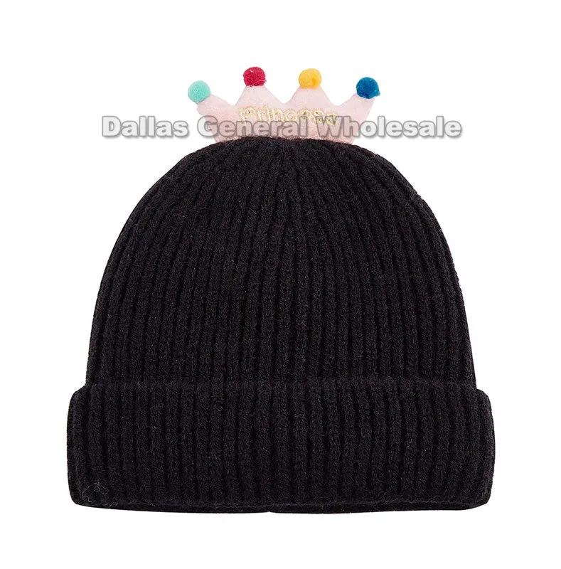 Adorable Crown Beanie Hats Wholesale