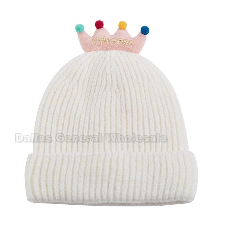 Adorable Crown Beanie Hats Wholesale