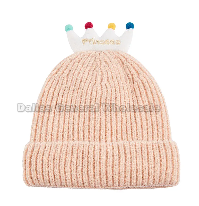 Adorable Crown Beanie Hats Wholesale