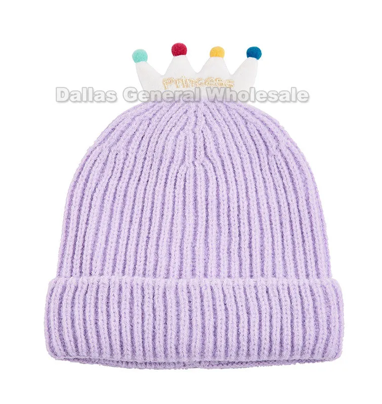 Adorable Crown Beanie Hats Wholesale