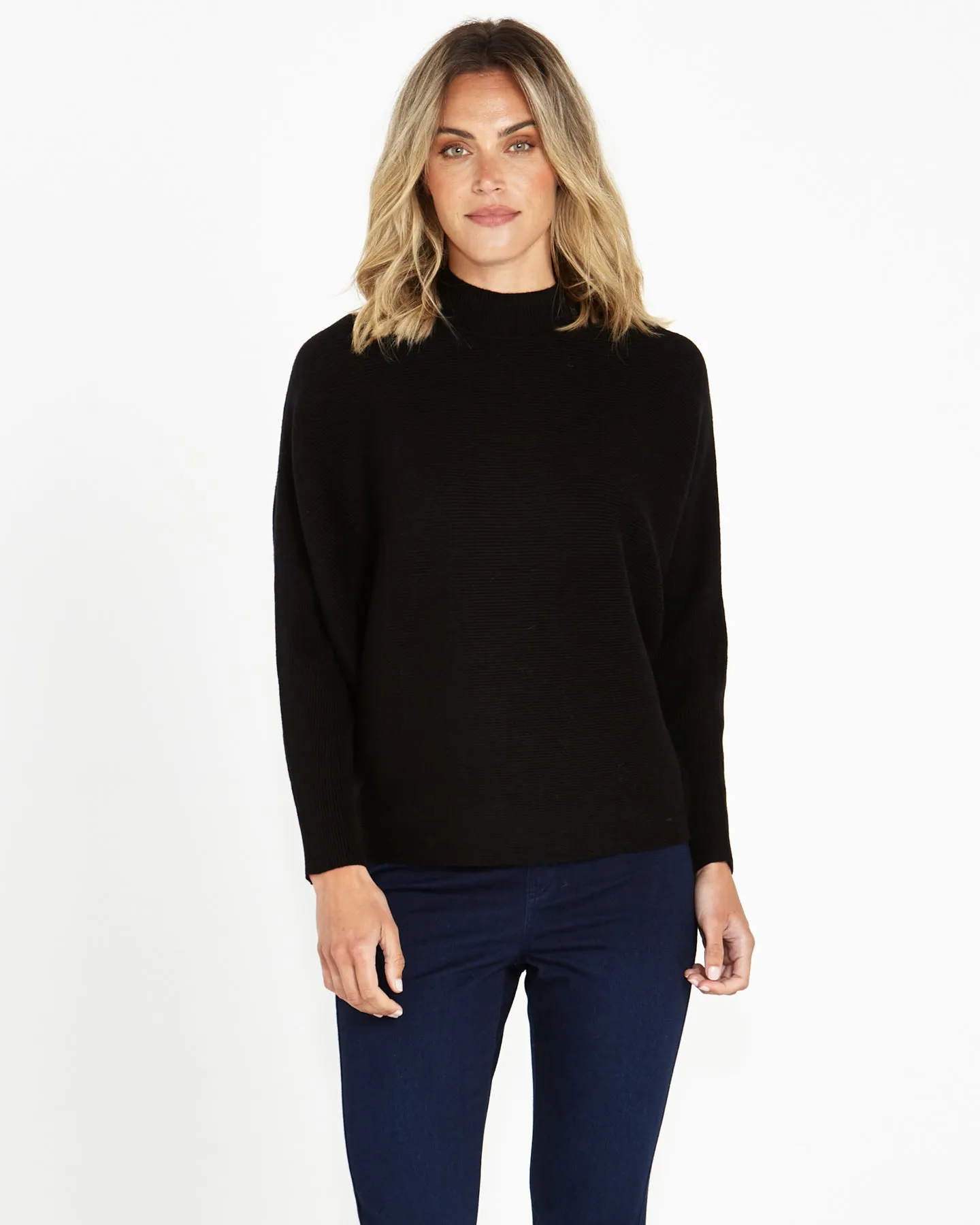 ALICIA KNIT JUMPER - BLACK