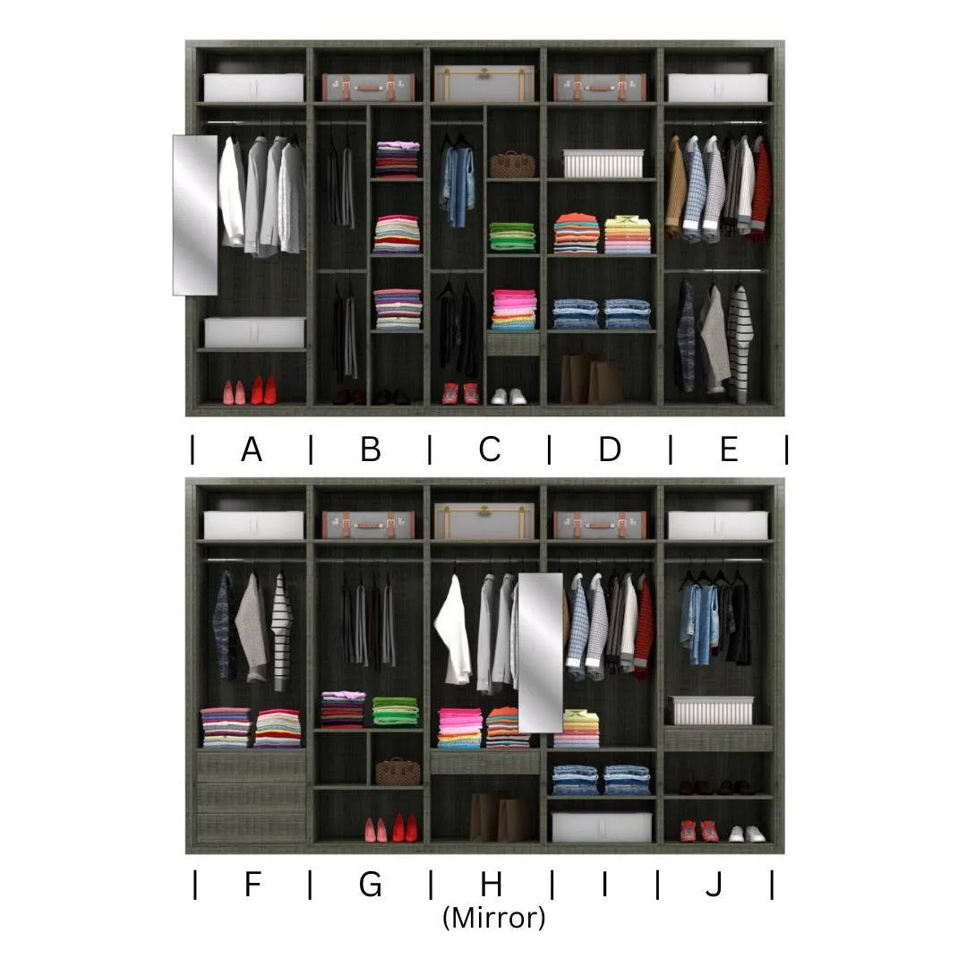 Amity Modular Wardrobe A01