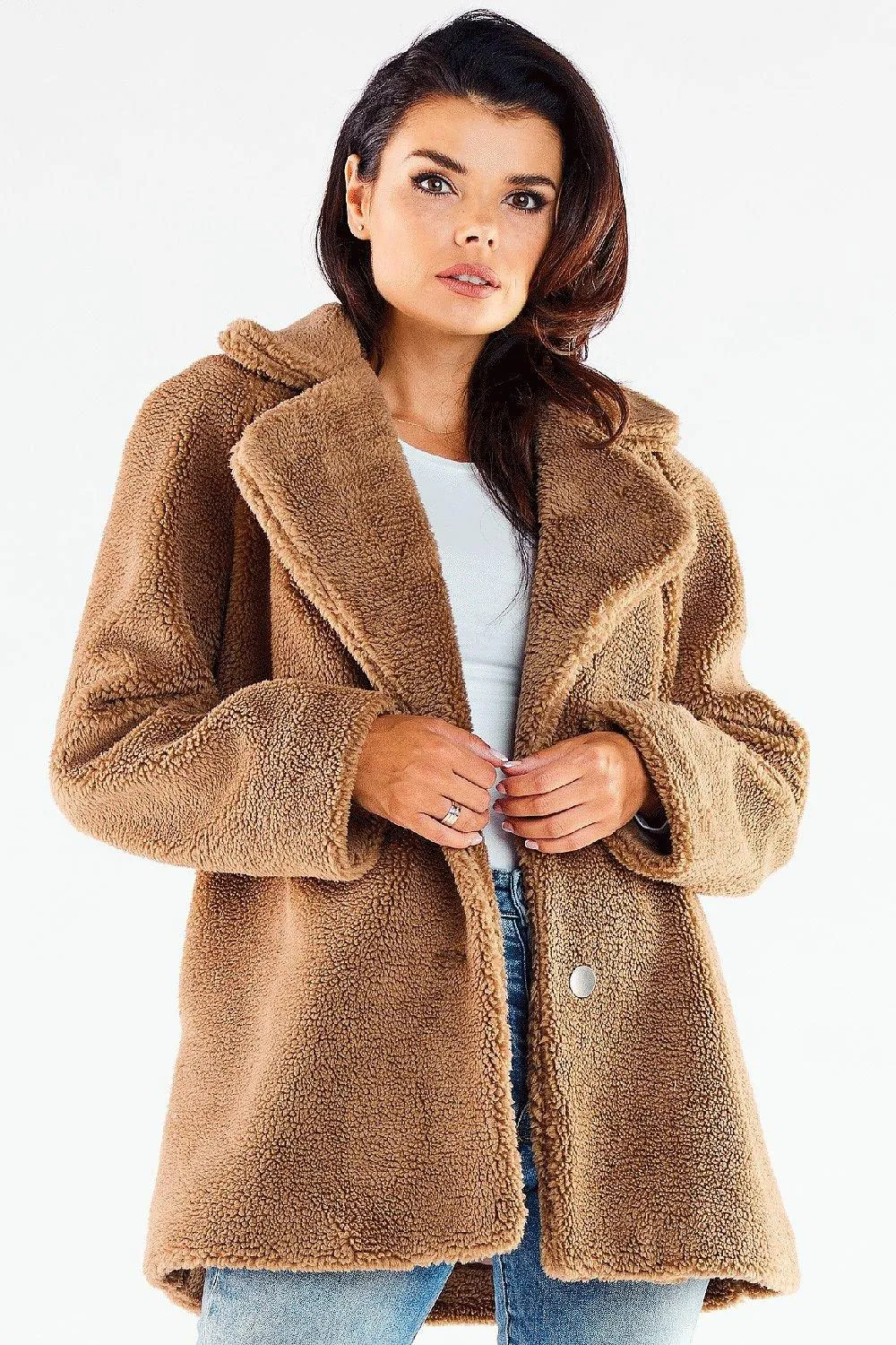 Awama hips, with slip pockets coat