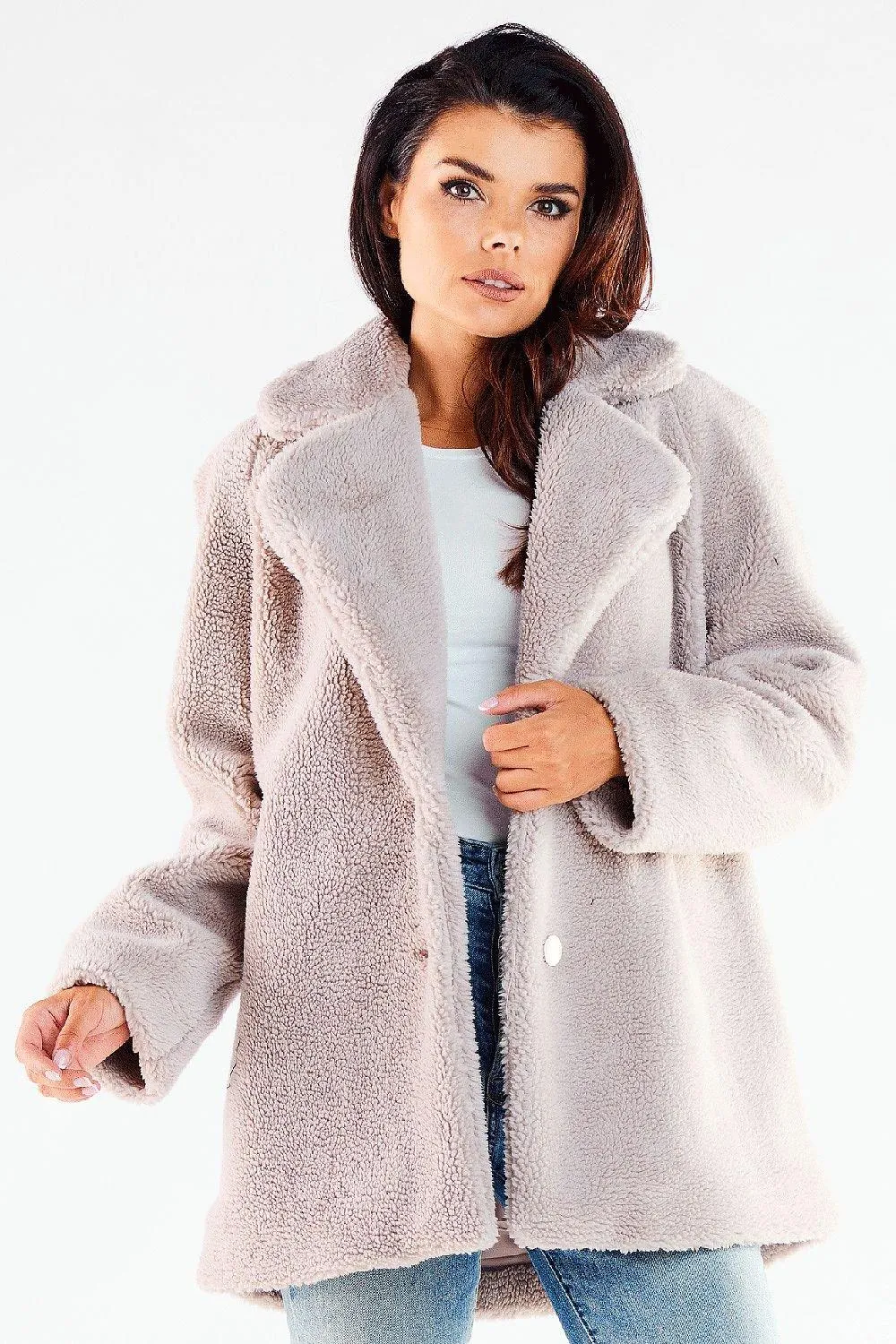 Awama hips, with slip pockets coat