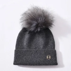 Belvoir Beanie in Charcoal