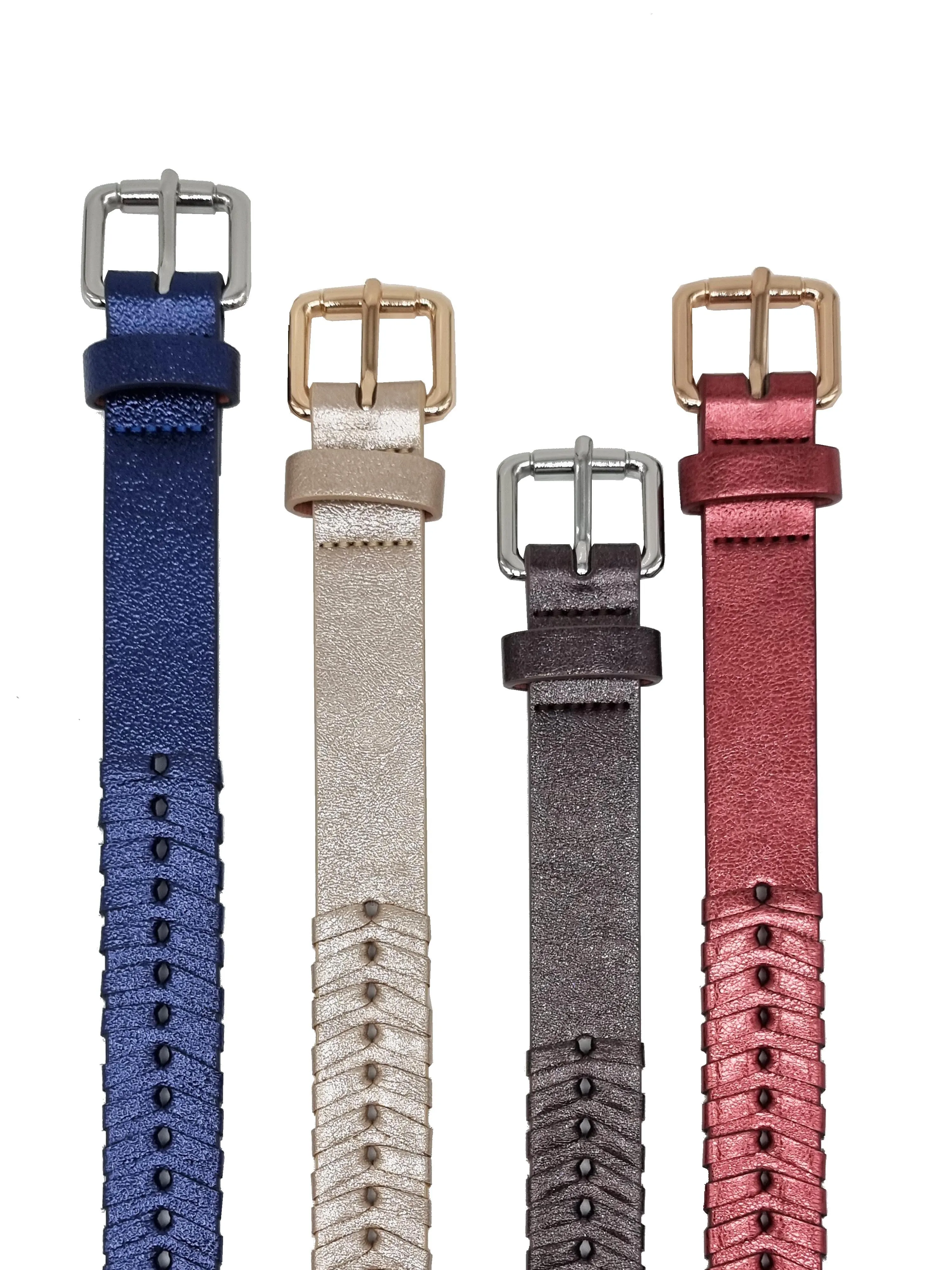 BRADLEY WOVEN BELT IN GUNMETAL