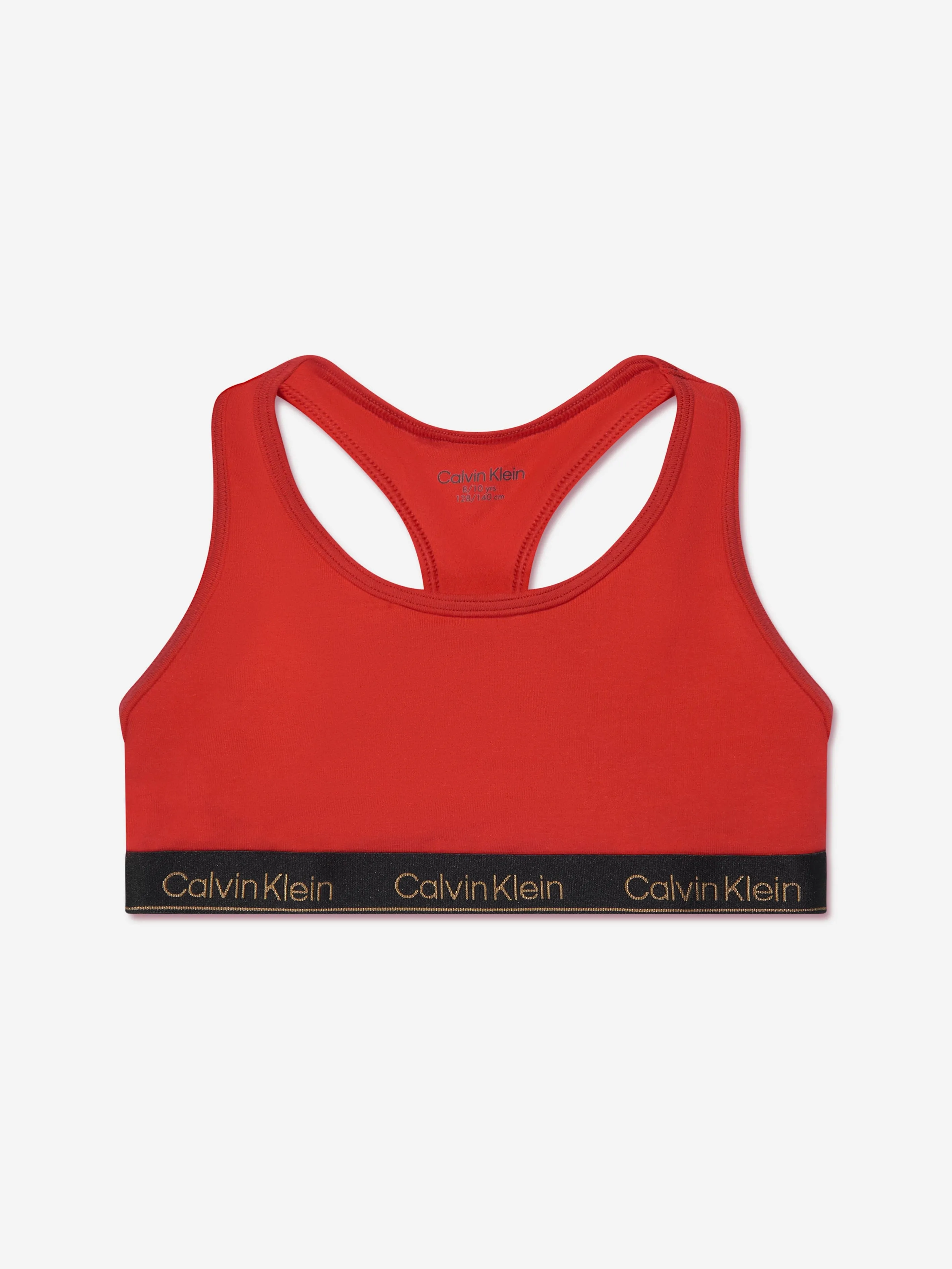 Calvin Klein Girls 2 Pack Bralette Set in Red