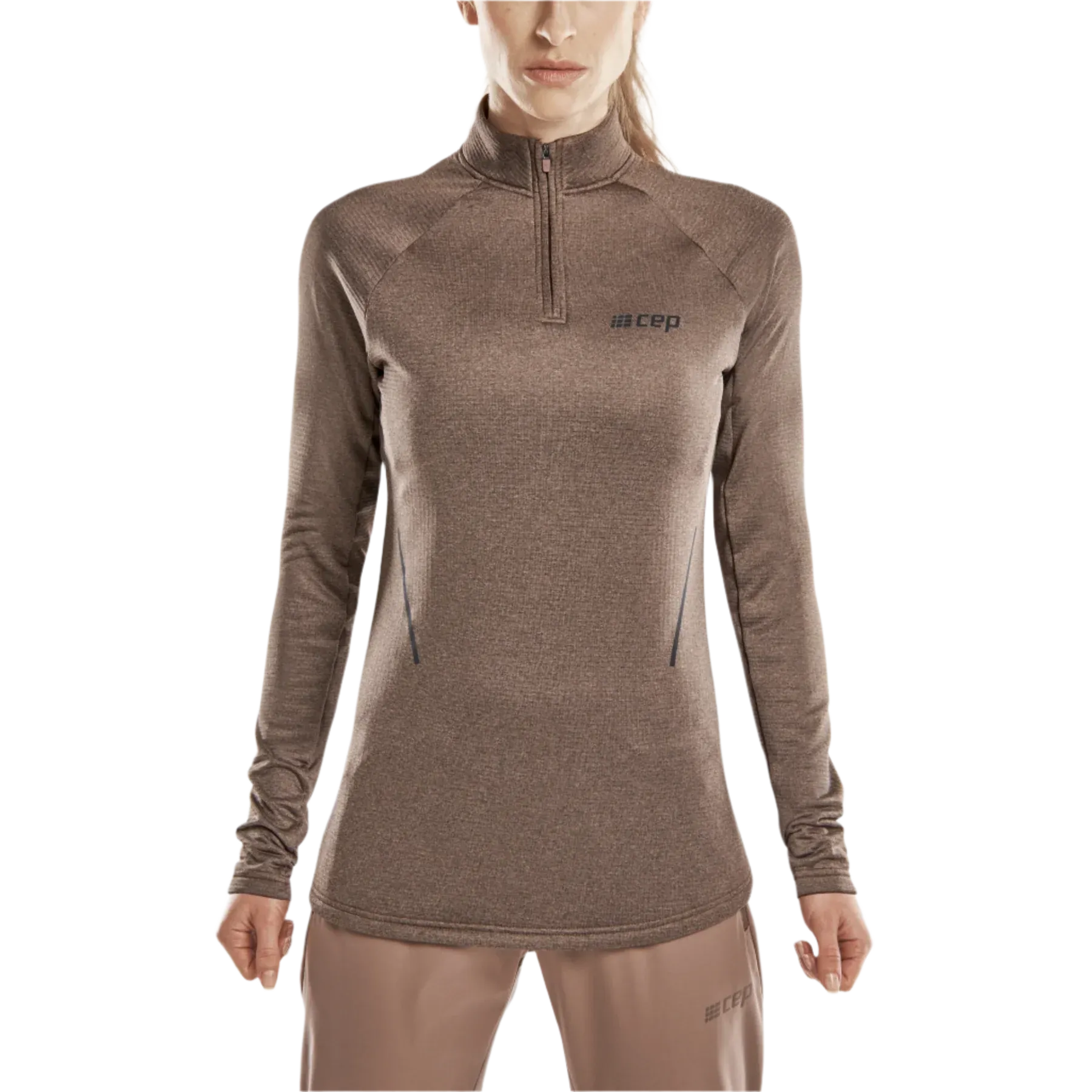 CEP | Cold Weather Quarter Zip Pullover | Women's | Brown