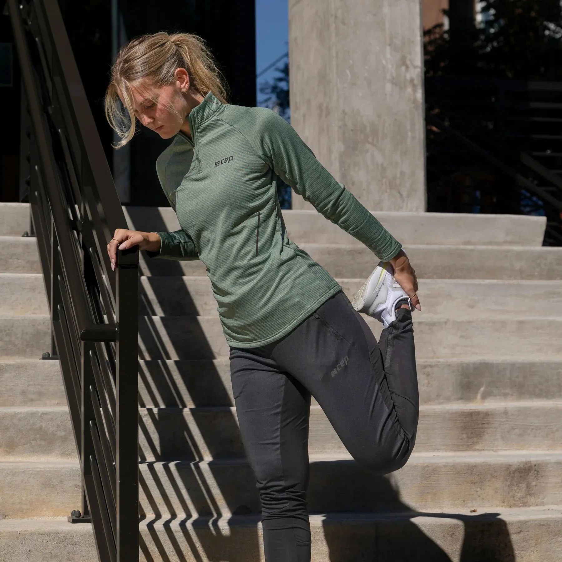 CEP | Cold Weather Quarter Zip Pullover | Women's | Brown