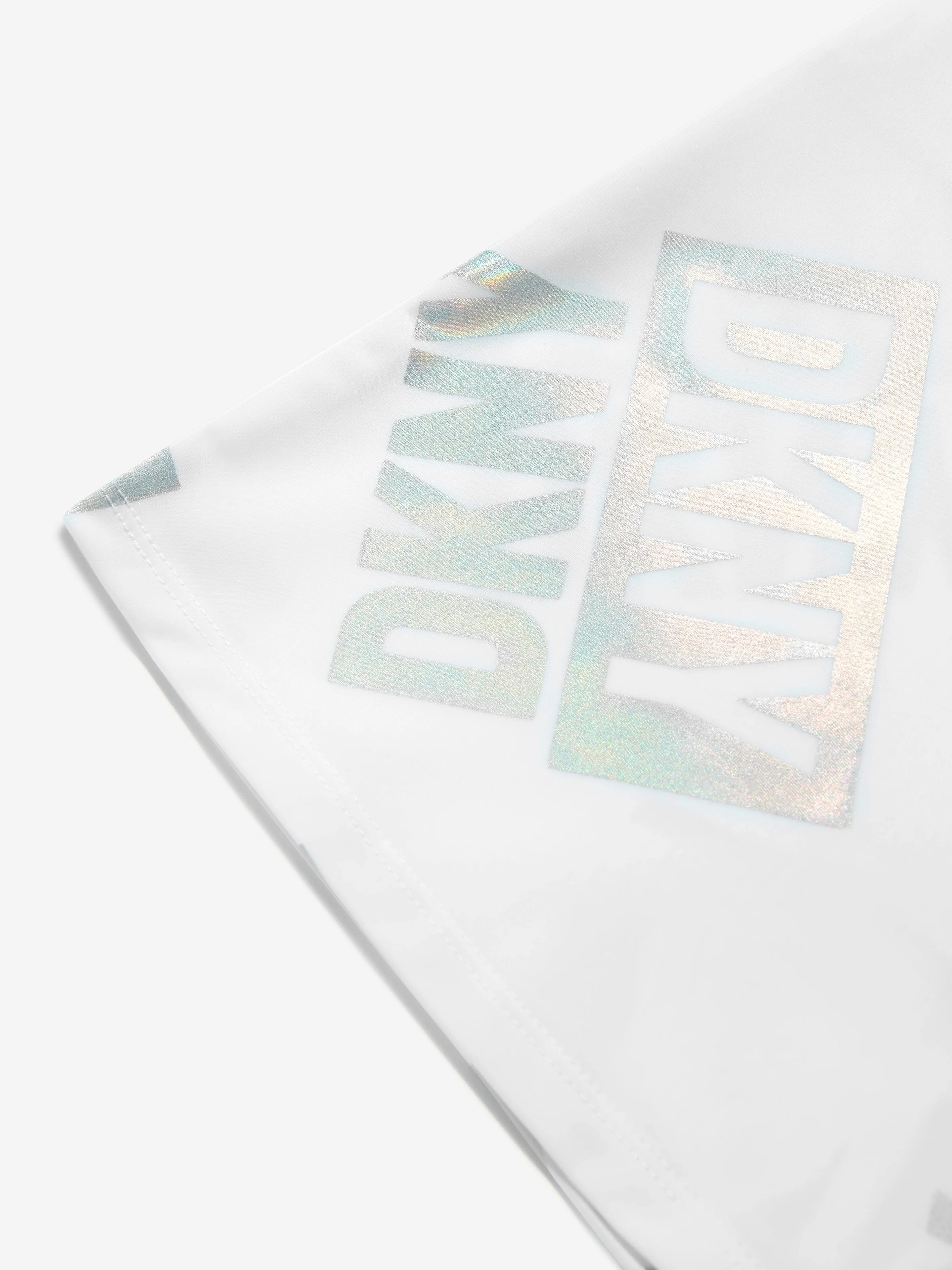 DKNY Girls Elasticated Strap Tank Top in White