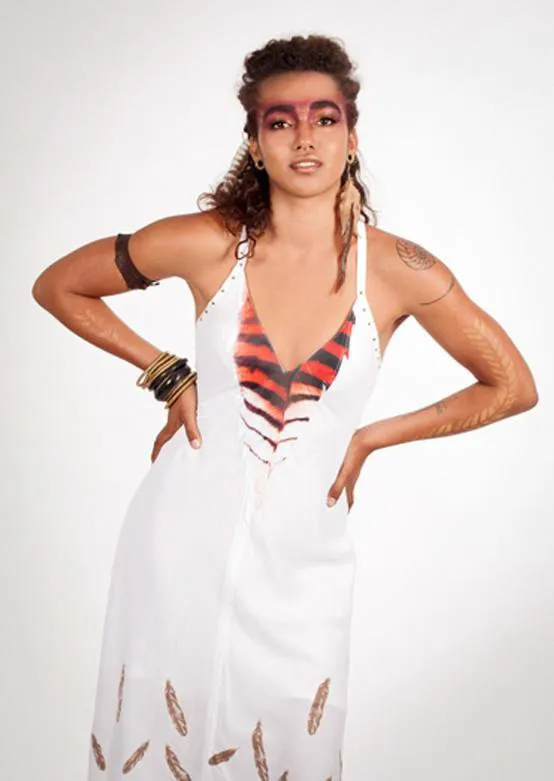 Feather Goddess Dress