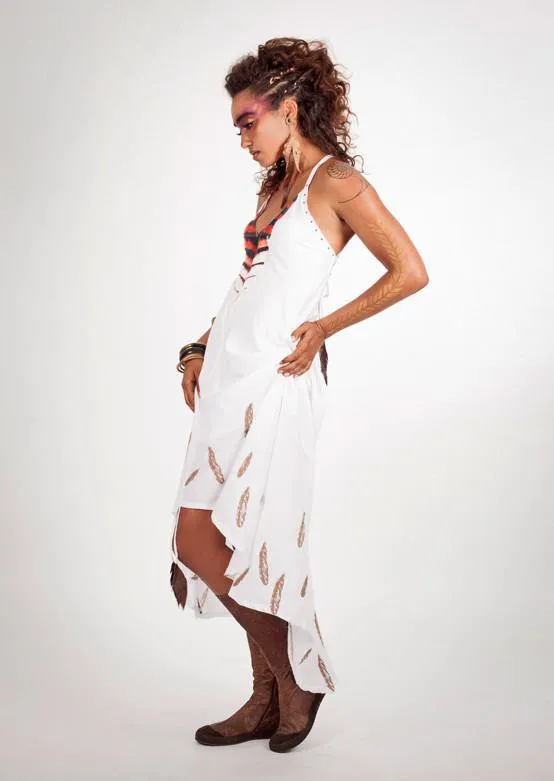 Feather Goddess Dress