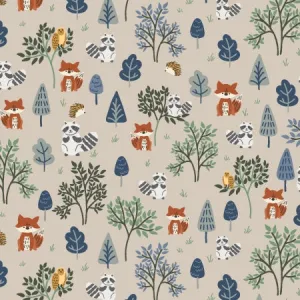 Forest Friends Greige