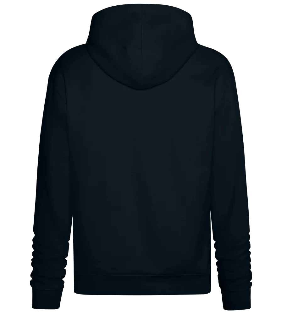 Glitched Pink Smiley Design - Premium Essential Unisex Hoodie