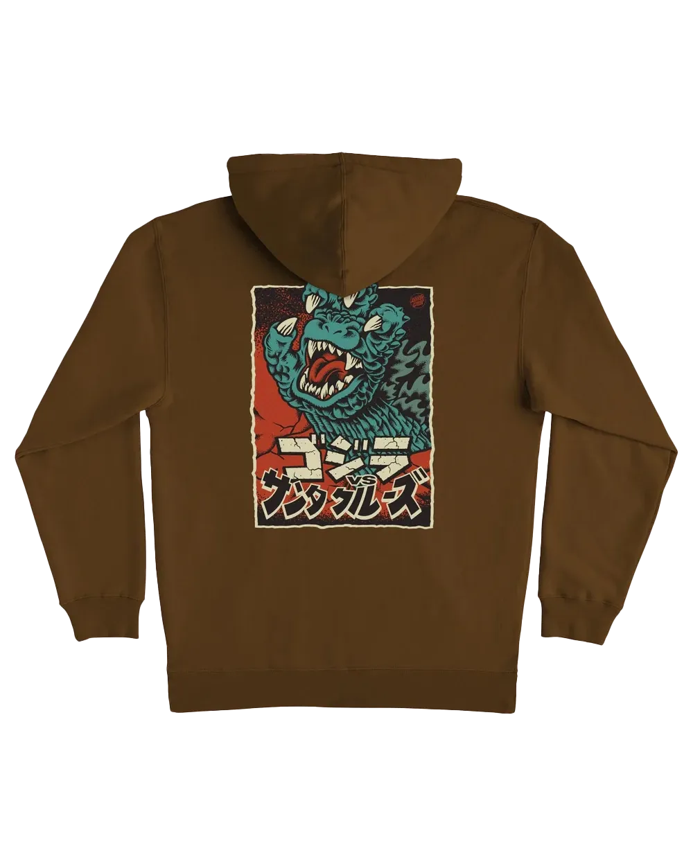 Godzilla Hand Hoodie in Brown