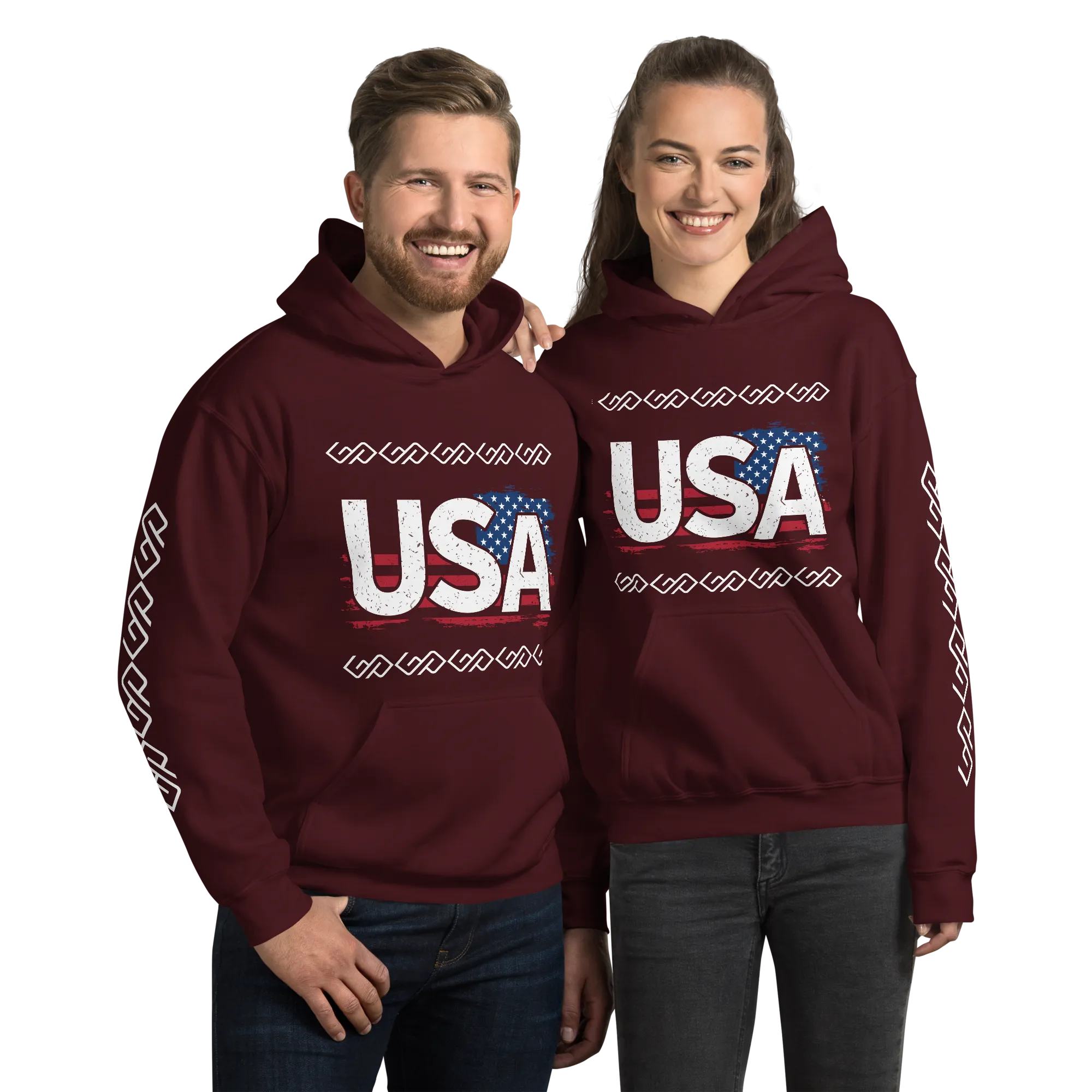 GYMPOLO Unisex CozyUSA Hoodie