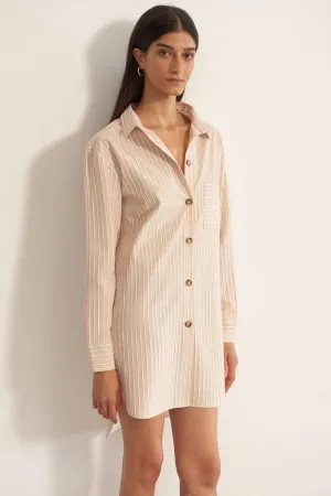 Hamptons Shirt Dress, Size L (UK 14)