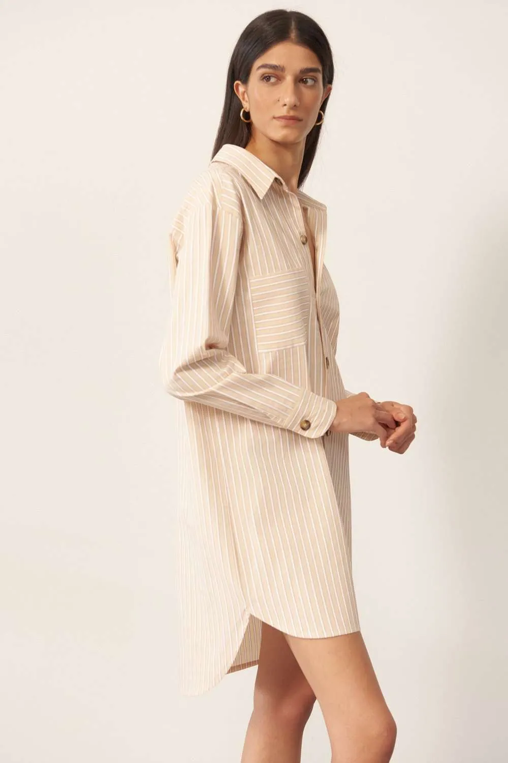 Hamptons Shirt Dress, Size L (UK 14)