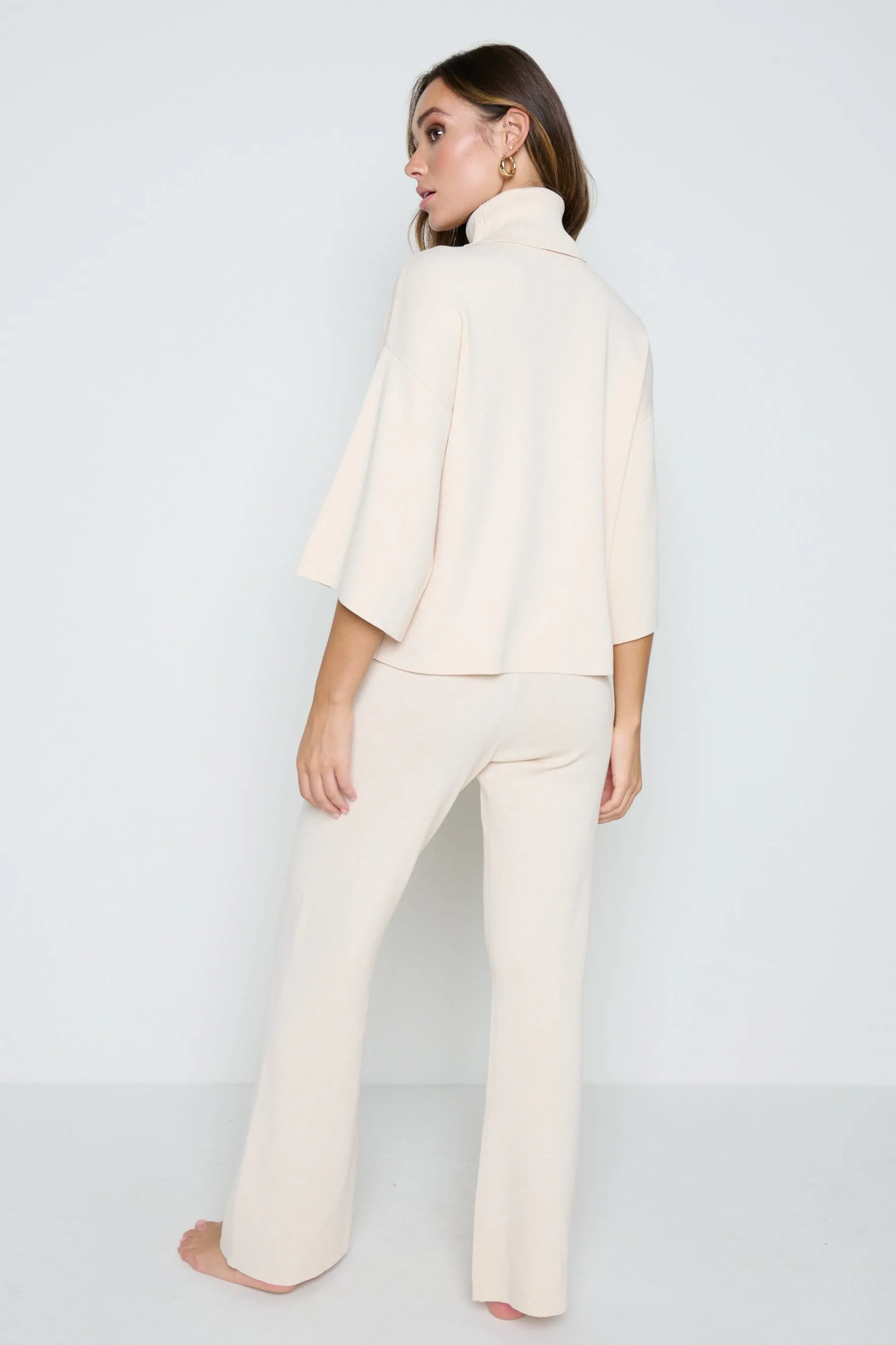 Hayden Kimono Sleeve Jumper - Cream
