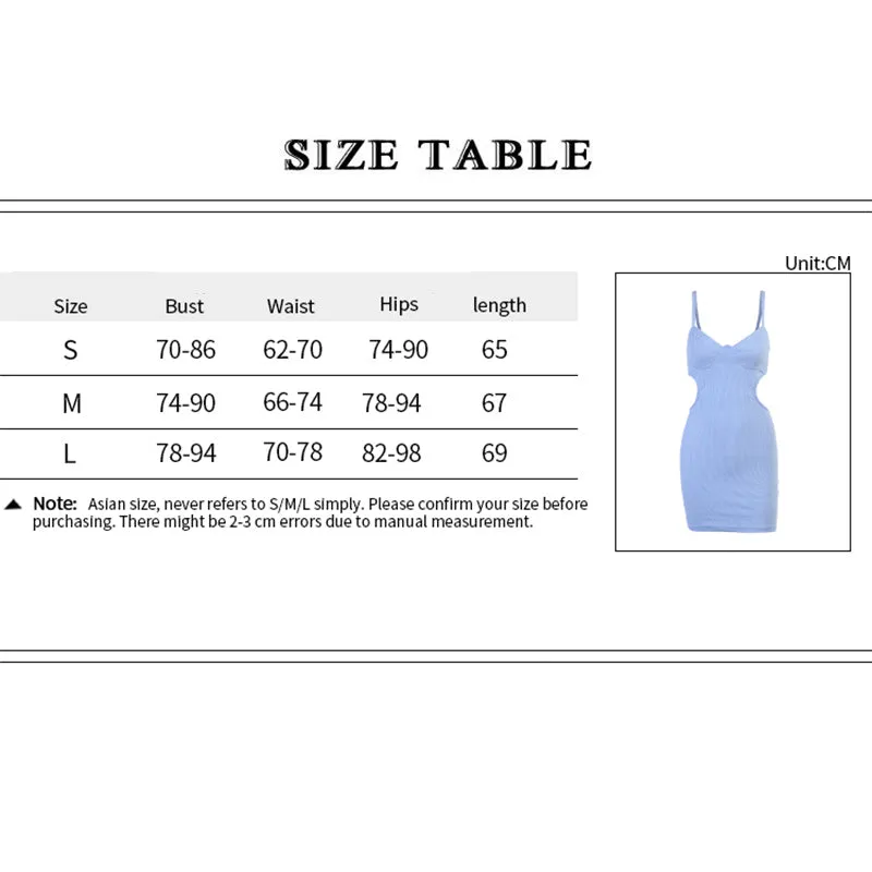 Hollow Out Solid Pencil Dress
