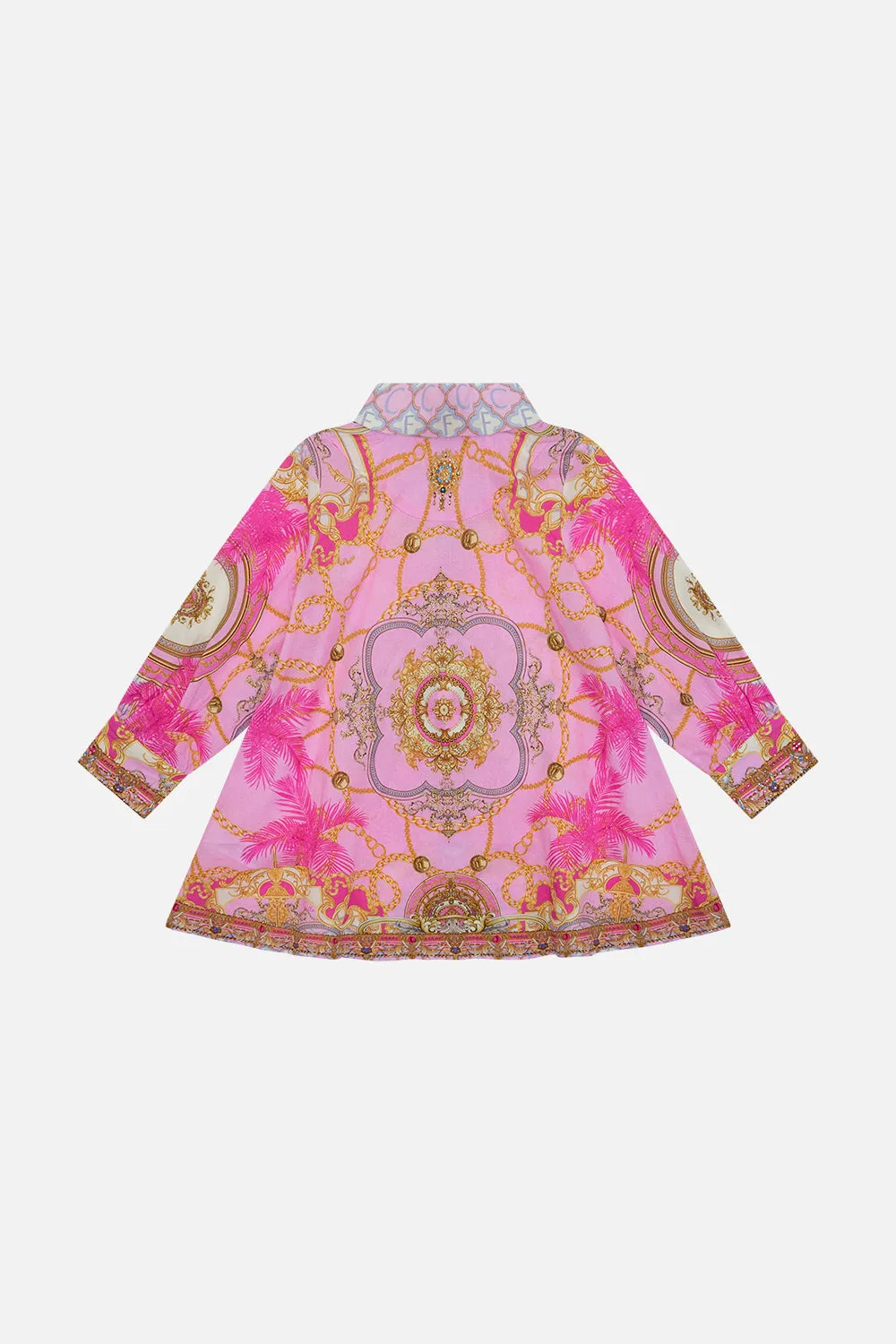 KIDS MINI SHIRT DRESS  12-14 TIPTOE THE TIGHTROPE
