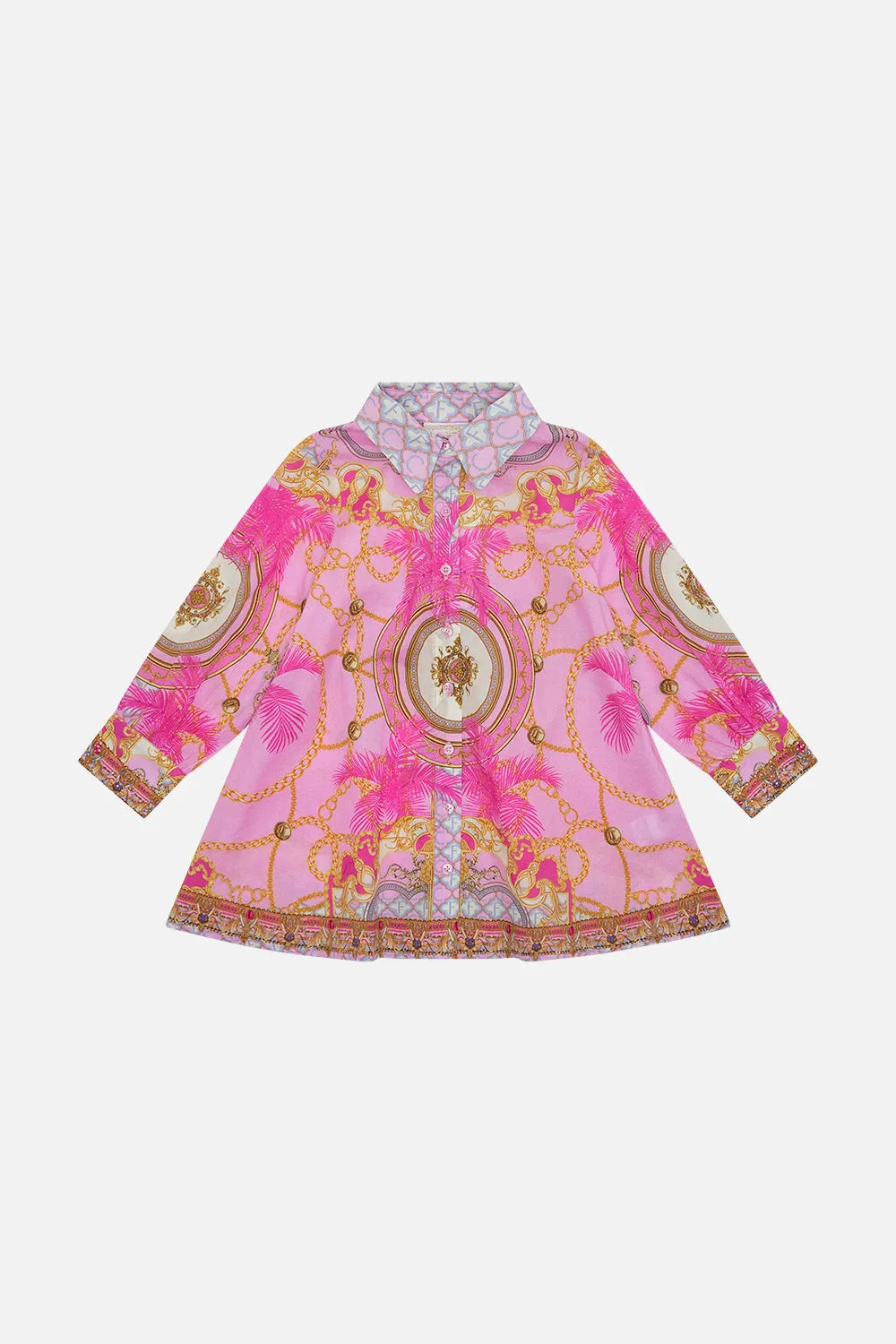 KIDS MINI SHIRT DRESS  12-14 TIPTOE THE TIGHTROPE
