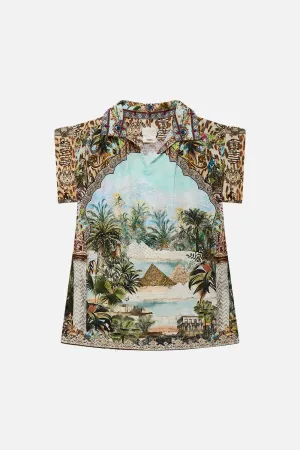 KIDS MINI SHIRT DRESS 4-10 VIEWS OF THE VALLEY