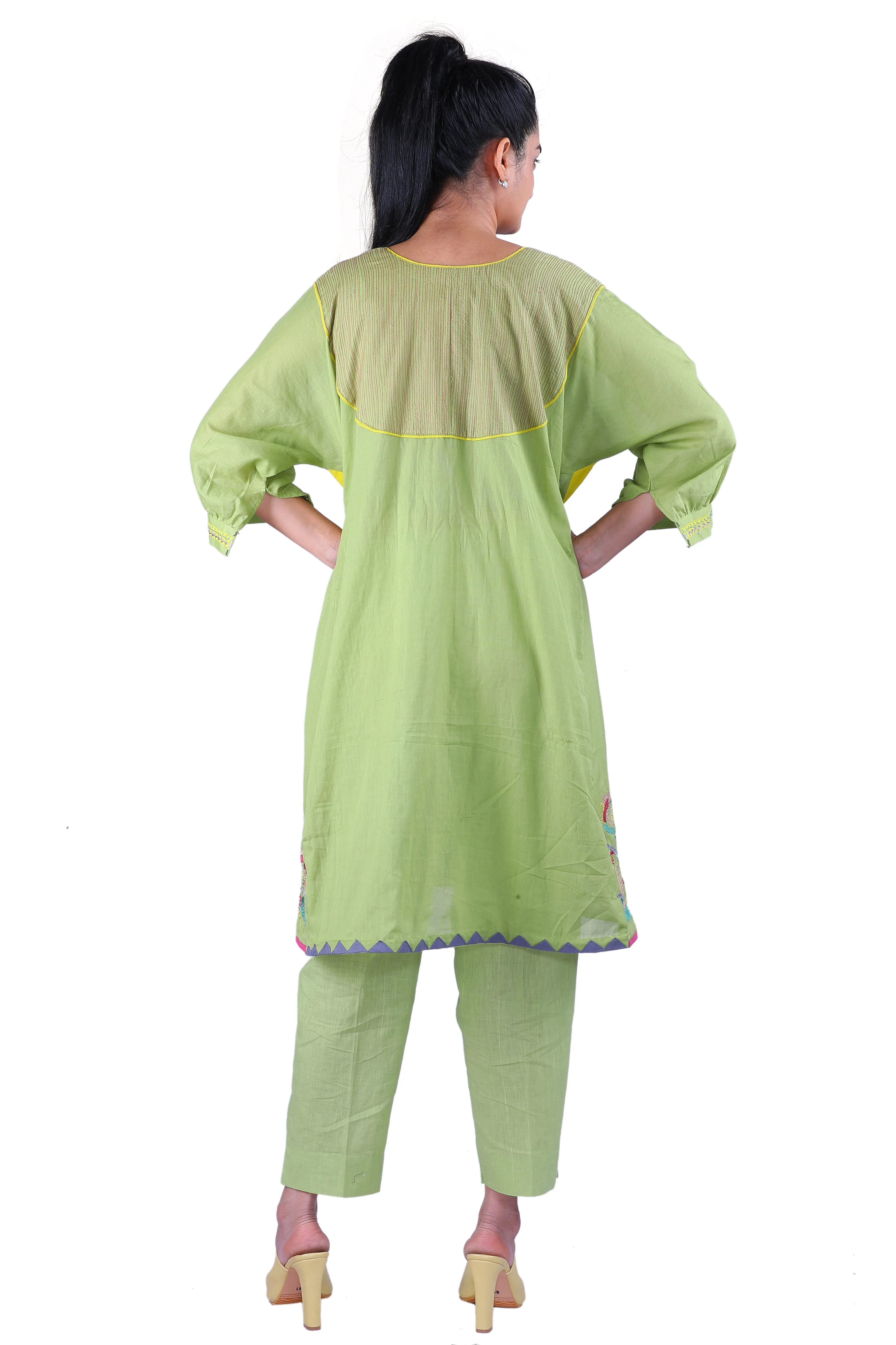 Lemon Green kurta