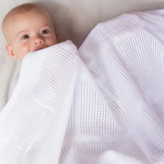 Little Bamboo Bass/cradle Cellular Blanket