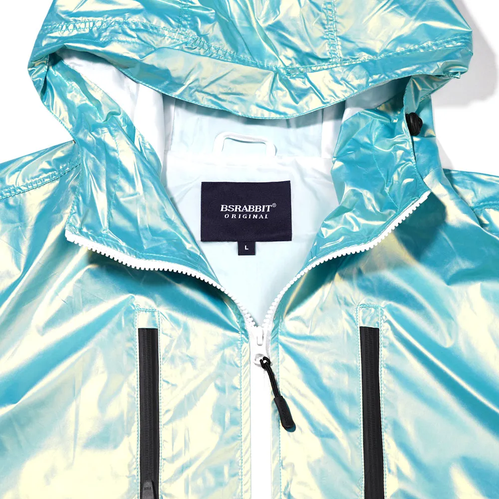 PATCH POCKET HOODED JACKET MINT