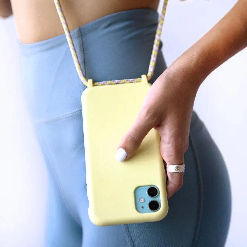 Phone cover with lanyard