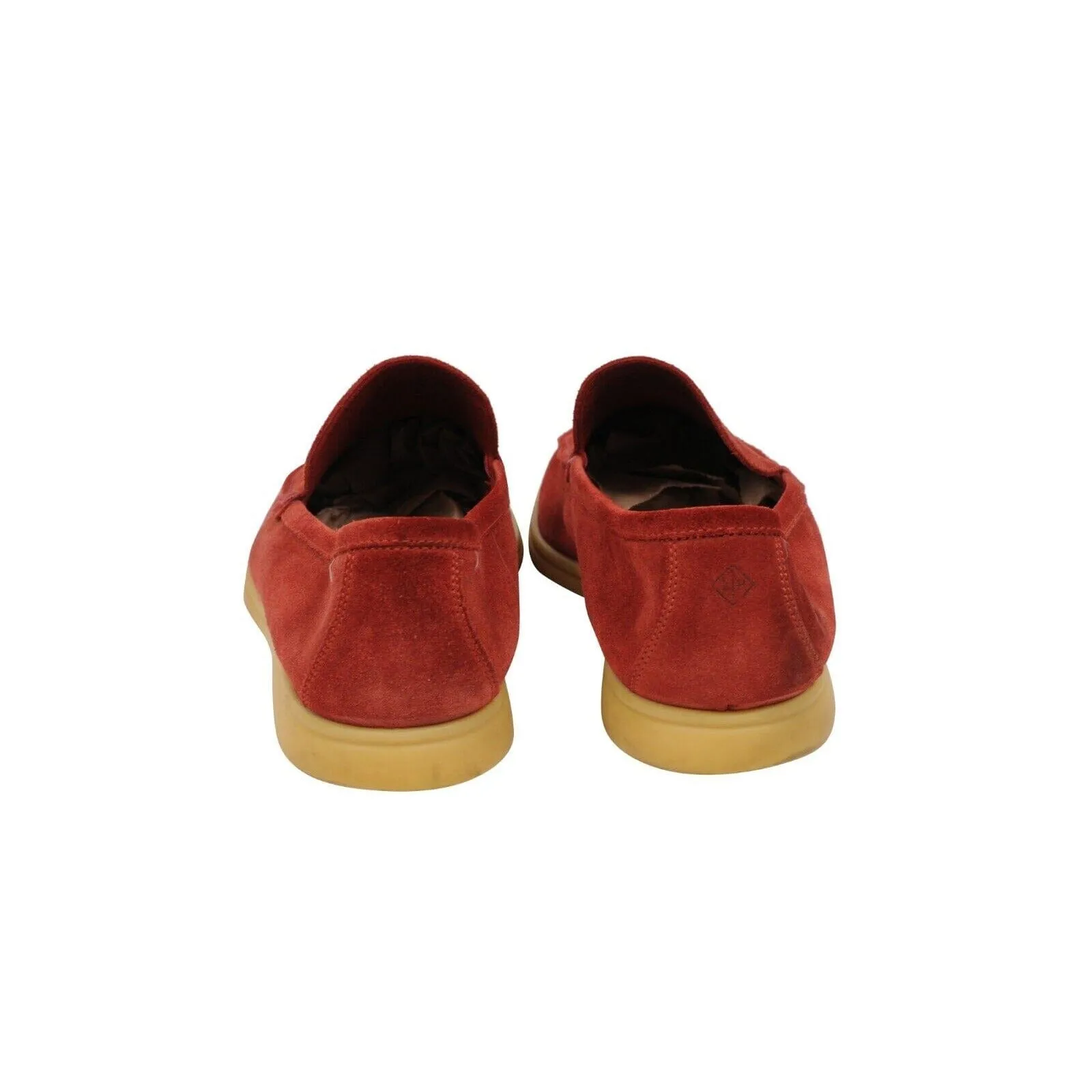 Red Orange Suede Summer Walk