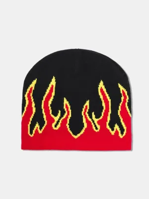 Rosalisse – Rib-knit flame – Beanie