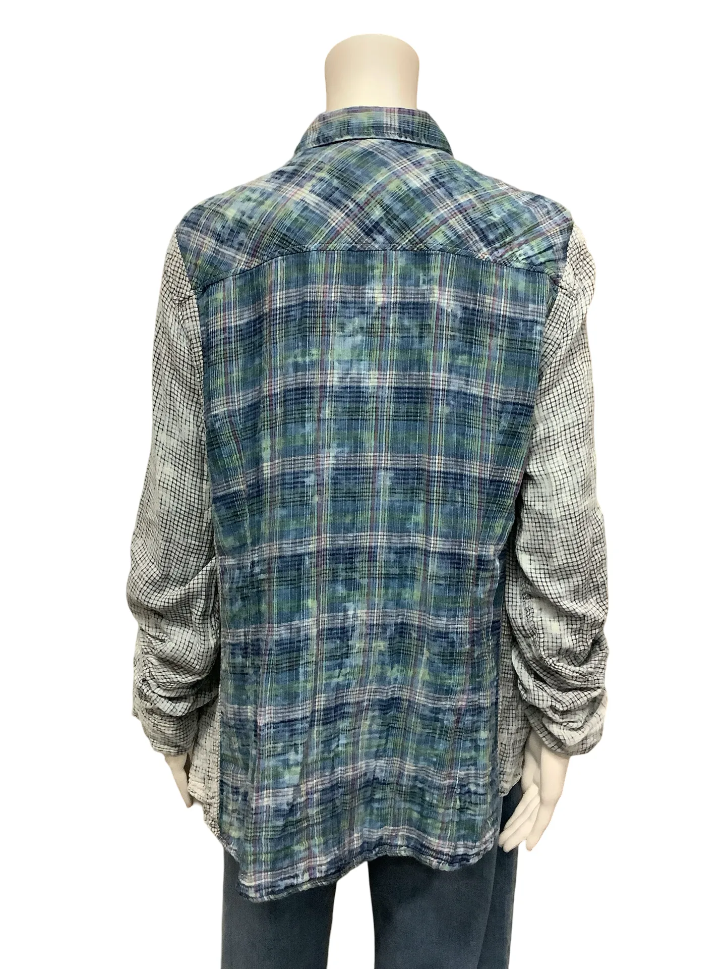 Ryan Michael Long Sleeve Print Shirt Size: XXL