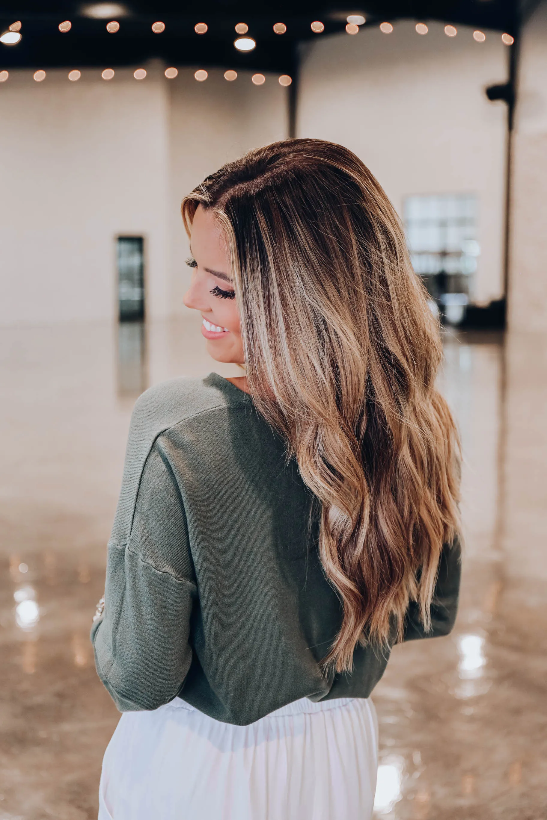 Santana V-Neck Sweater - Olive