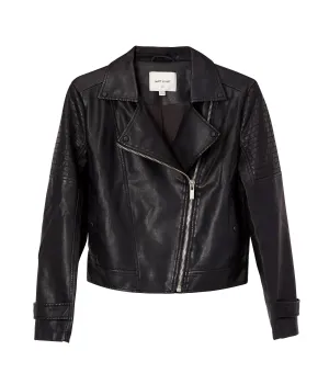 SAVINA Women’s Vegan Moto Jacket