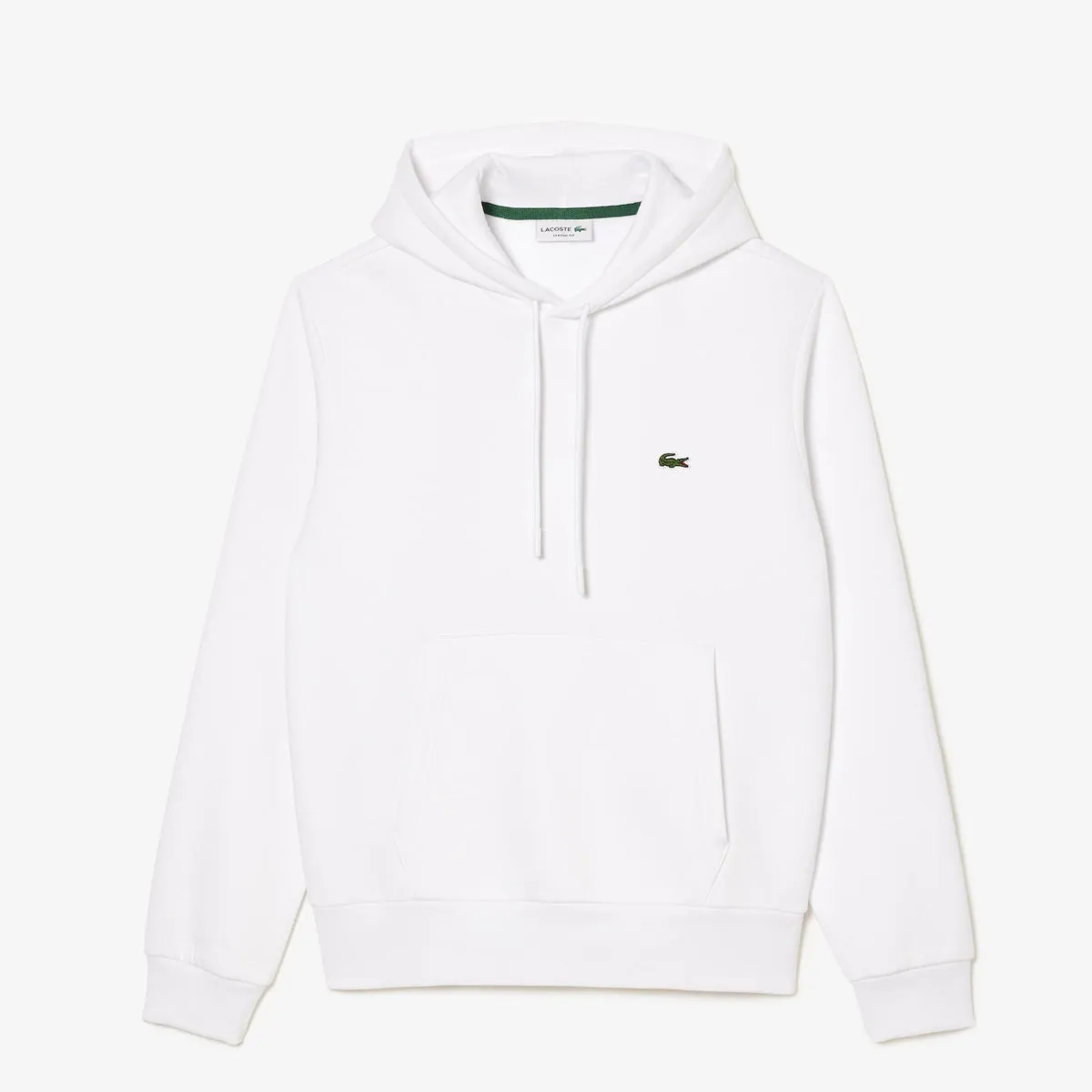 SH9623 QAO 001W LACOSTE SWEATSHIRT MEN WHITE