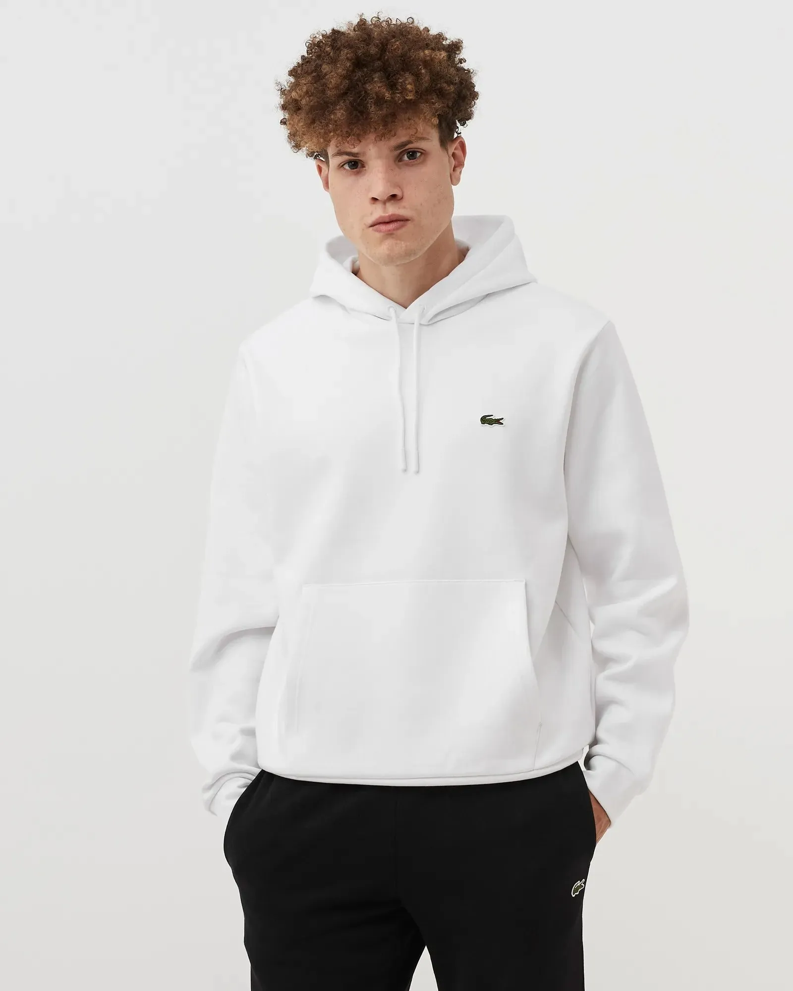 SH9623 QAO 001W LACOSTE SWEATSHIRT MEN WHITE