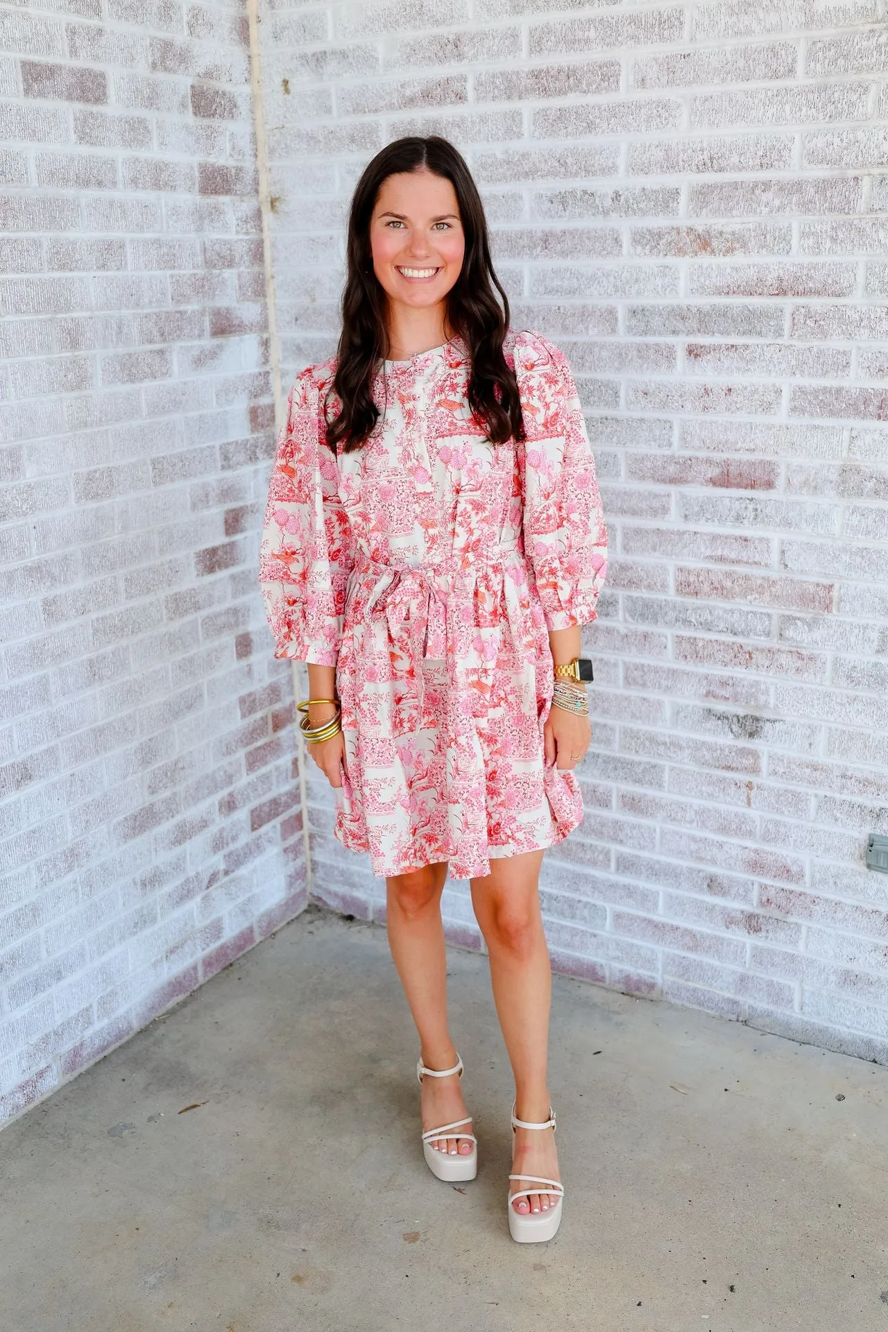 Start Now Belted Mini Dress