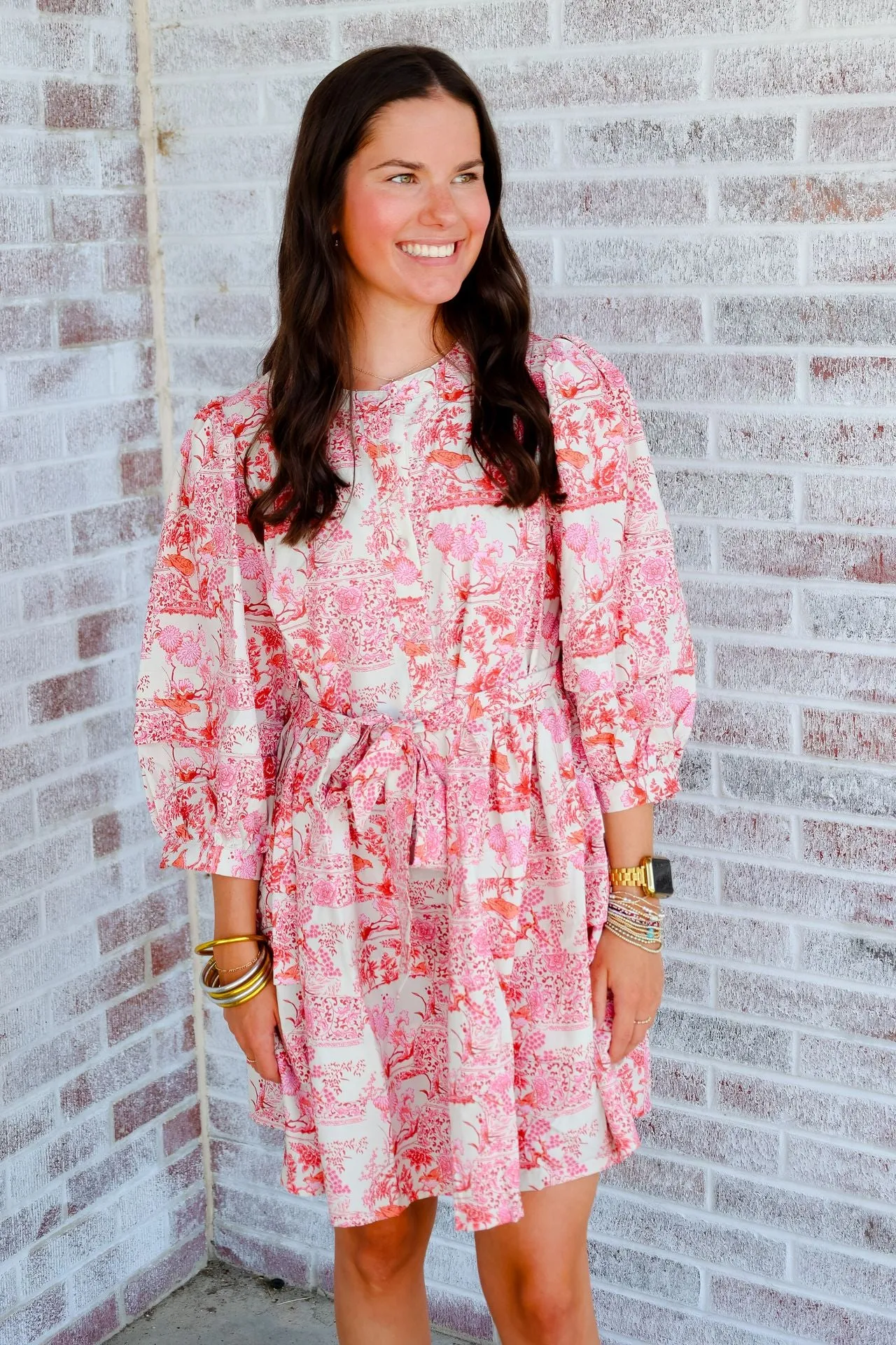 Start Now Belted Mini Dress