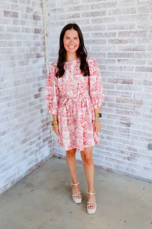 Start Now Belted Mini Dress
