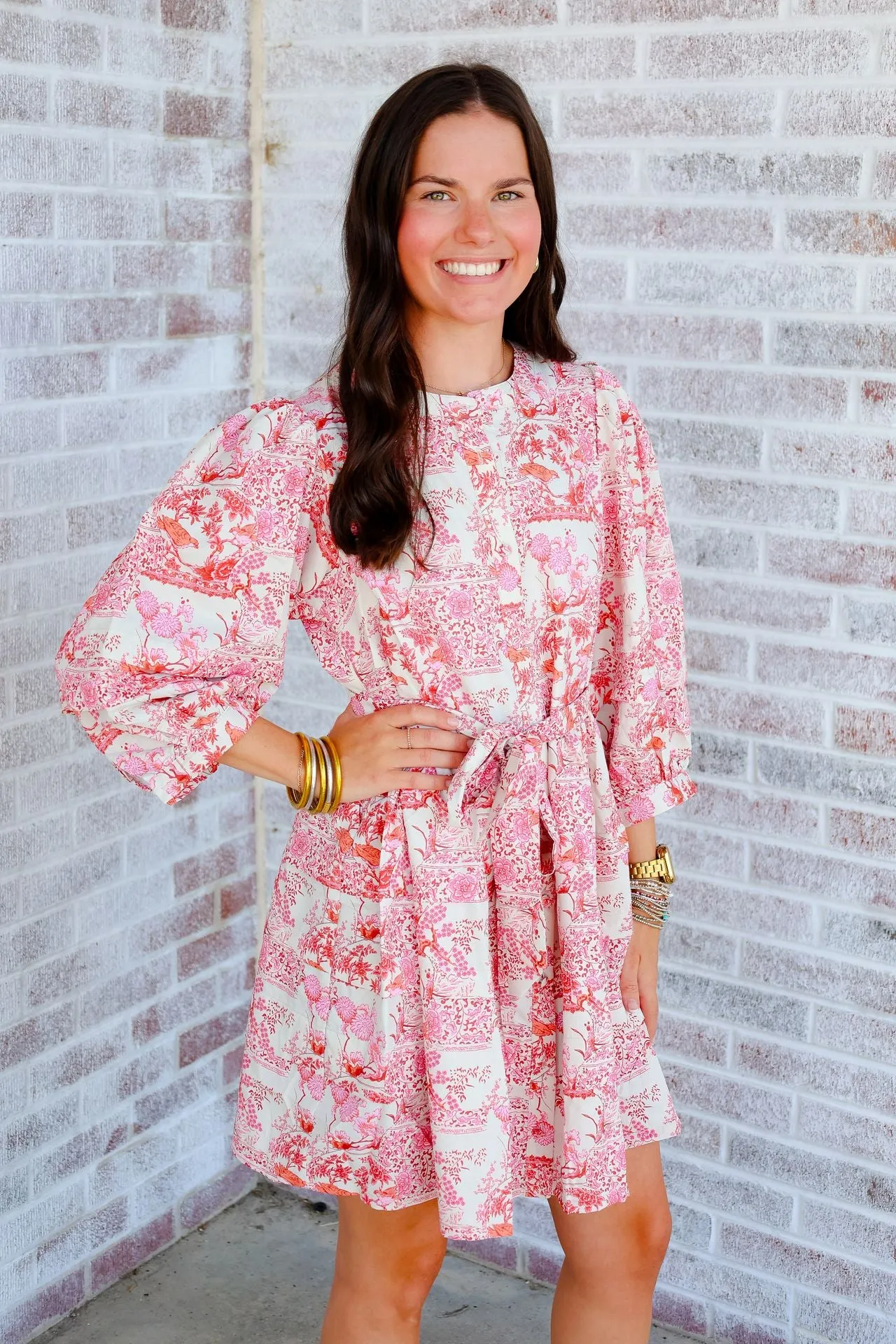 Start Now Belted Mini Dress