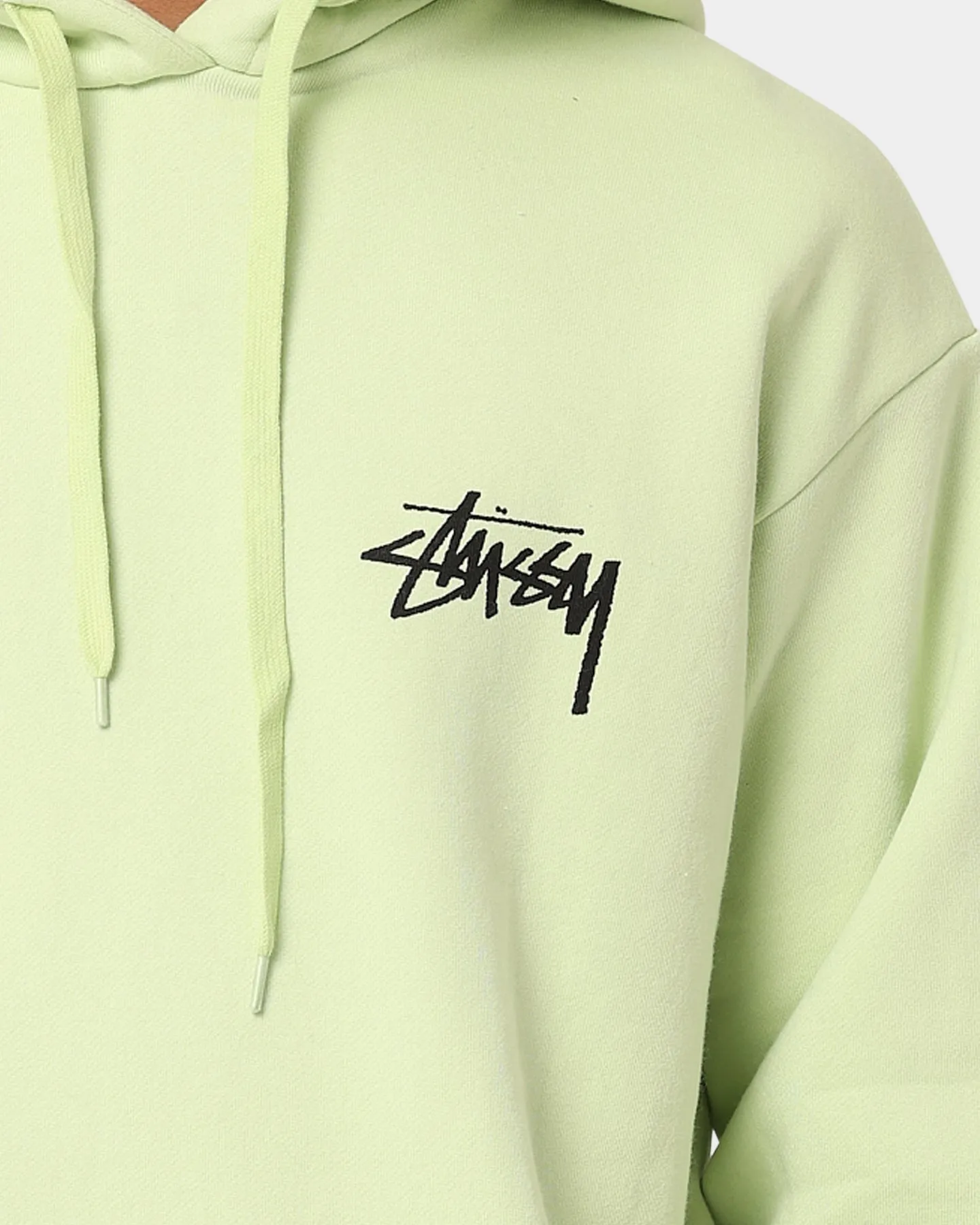 Stussy Fire Dice 50-50 Hoodie Light Green