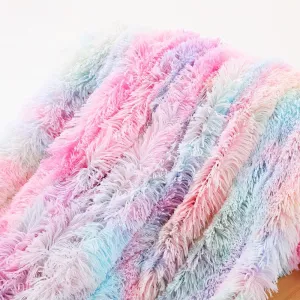 Tie Dyed Winter Double Layer Blanket