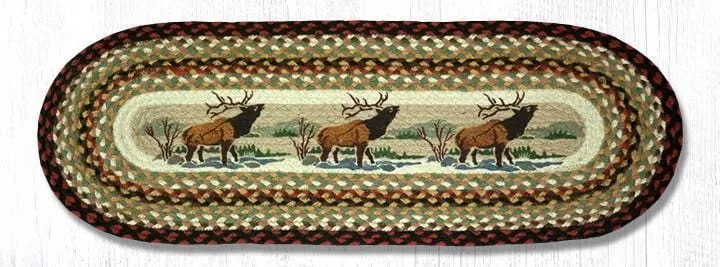 Winter Elk Table Runner